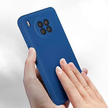 Acheter Avizar Coque Huawei Nova 8i et Honor 50 Lite Silicone Semi-rigide Soft-touch Fine Bleu