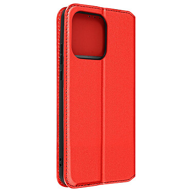 Avizar Housse pour Xiaomi Redmi 12C Clapet Magnétique Porte-carte Support vidéo  Rouge