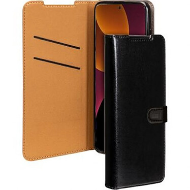 BigBen Connected Étui pour Galaxy S22 Ultra 5G Folio Wallet avec Languette Aimantée Noir