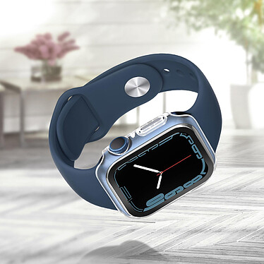 Acheter Avizar Coque Apple Watch Serie 7 (41mm) Rigide Finition Soft-touch Enkay transparent
