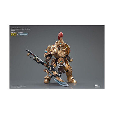 Warhammer 40k - Figurine 1/18 Adeptus Custodes Custodian Guard with Guardian Spear pas cher