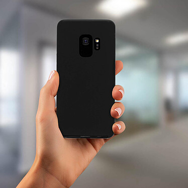Acheter Avizar Coque Samsung Galaxy S9 Protection Silicone + Arrière Polycarbonate - Noir