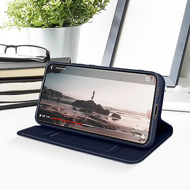 Acheter Dux Ducis Housse pour Samsung Galaxy S22 Plus Clapet Porte-carte Fonction Support  bleu