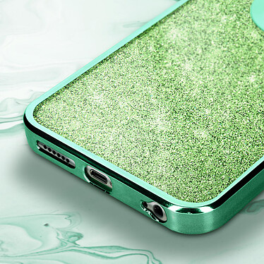 Acheter Avizar Coque pour iPhone 6 et 6s Paillette Amovible Silicone Gel  Vert