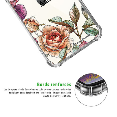 Acheter LaCoqueFrançaise Coque iPhone 11 anti-choc souple angles renforcés transparente Motif Amour en fleurs