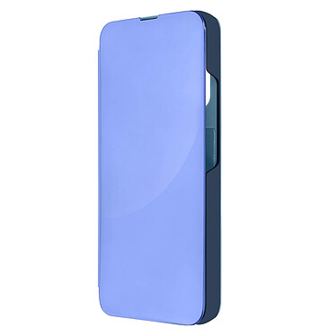 Avizar Étui Clear View pour Samsung Galaxy A34 5G Clapet Miroir Fonction Support  Bleu