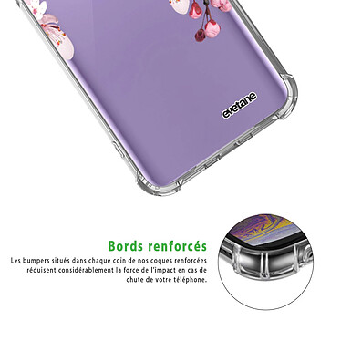 Acheter Evetane Coque Samsung Galaxy S9 anti-choc souple angles renforcés transparente Motif Cerisier