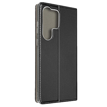 Avizar Étui pour Samsung Galaxy S23 Ultra Clapet Portefeuille Magnétique  Noir