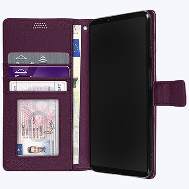 Acheter Avizar Étui Sony Xperia 10 IV Clapet Portefeuille Support Vidéo Dragonne  violet