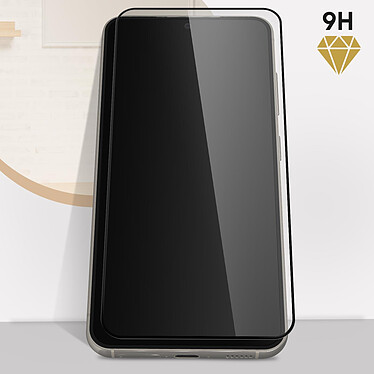 Avizar Verre Trempé pour Samsung Galaxy S23 Dureté 9H Ultra-Résistant Bord Biseauté  Contour Noir pas cher
