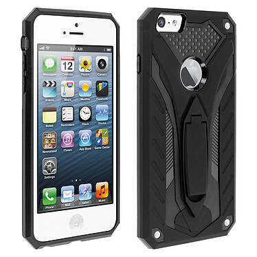 Forcell Coque iPhone 5 / 5S / SE Protection Hybride Série Phantom by Noir