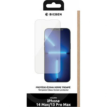 Acheter BigBen Connected Protège-écran pour Apple iPhone 13 Pro Max / 14 Plus Plat Anti-rayures Transparent