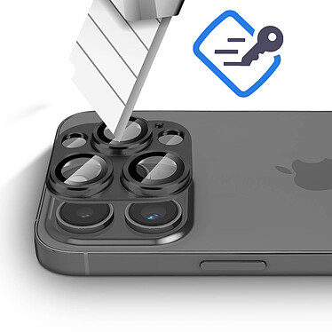 Avis Avizar Film Caméra pour iPhone 14 Pro et 14 Pro Max Verre Trempé + Alliage d'Aluminium  Noir