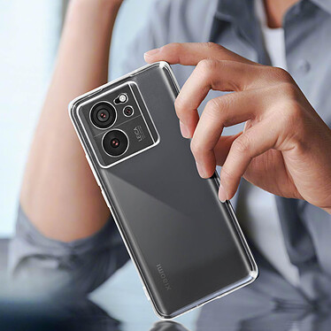 Avis Avizar Coque pour Xiaomi 13T et 13T Pro Silicone Souple avec Protège Caméra  Transparent