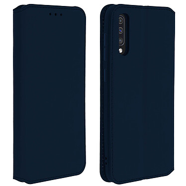 Avizar Etui folio Bleu Nuit Éco-cuir pour Samsung Galaxy A50