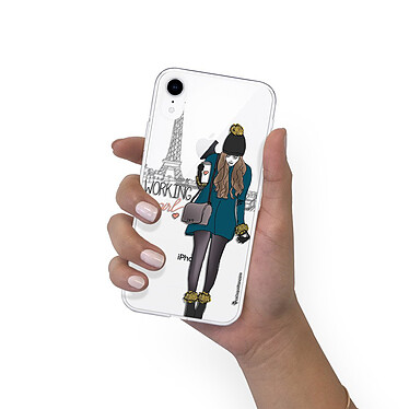 Avis LaCoqueFrançaise Coque iPhone Xr 360 intégrale transparente Motif Working girl Tendance