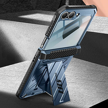 Avis Supcase Coque Intégrale pour Samsung Galaxy Z Flip 6 Antichoc Béquille Support Bleu Pâle