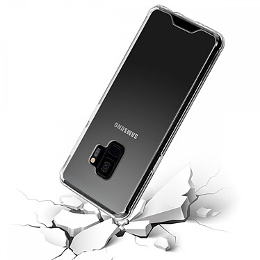 Evetane Coque Samsung Galaxy S9 Plus anti-choc souple angles renforcés transparente Motif transparente Motif pas cher