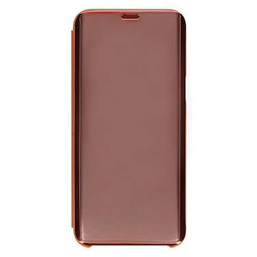 Avizar Housse Clapet Translucide Samsung Galaxy S8 Plus - Design Effet Miroir - Rose
