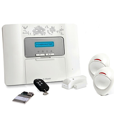 Visonic - POWERMASTER KIT2 IP - Alarme maison sans fil IP PowerMaster 30 - Kit 2