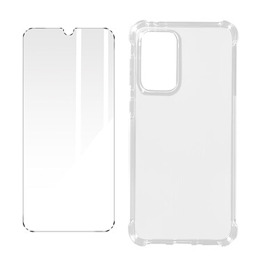 Avizar Pack Protection Samsung Galaxy A33 5G Coque + Verre Trempé Transparent