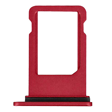 Clappio Tiroir Carte SIM de Remplacement pour iPhone SE 2022, SE 2020 et 8  Rouge