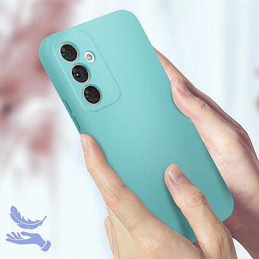 Acheter Avizar Coque pour Samsung Galaxy A54 5G Silicone Semi-rigide Finition Douce au Toucher Fine  Turquoise
