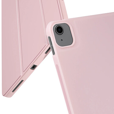 Avizar Étui pour iPad Air 13 2024 Clapet Pliable Support Multipostions Rose Poudré pas cher