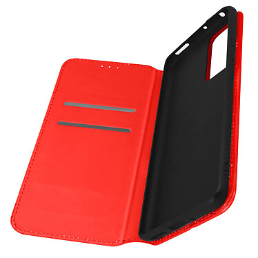 Avizar Housse pour Xiaomi 12 et 12X Clapet Portefeuille Fonction Support Vidéo  rouge