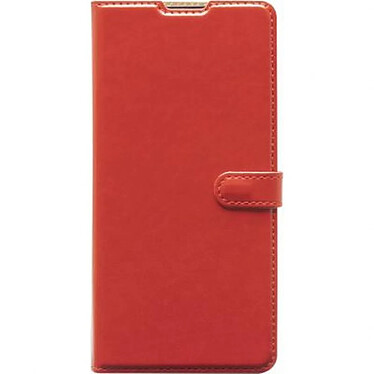 BigBen Connected Étui pour Huawei P Smart 2021 Folio Wallet avec Languette Aimantée Rouge