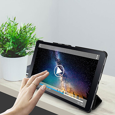 Avis Avizar Housse Samsung Galaxy Tab A 10.5 Etui Clapet Folio Support Video Noir