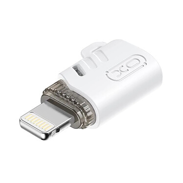 XO Adaptateur Micro-USB Femelle vers Lightning Mâle Design Ultra-compact Blanc pas cher