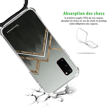 Avis LaCoqueFrançaise Coque cordon Samsung Galaxy S20 Dessin Trio Forêt