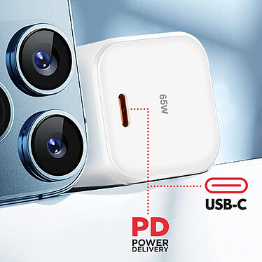 Avis Swissten Chargeur Mural USB C GaN 65W Power Delivery pour MacBook iPad Blanc