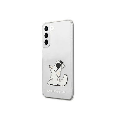 Karl Lagerfeld Coque pour Samsung Galaxy S22 Plus Choupette Eat Transparent