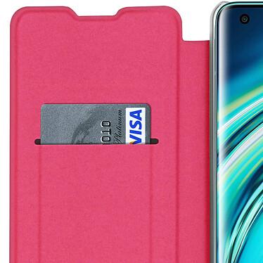 Avizar Housse Xiaomi Mi 10/Mi 10 Pro Étui Portefeuille Intégral Clapet Porte-carte Rose pas cher