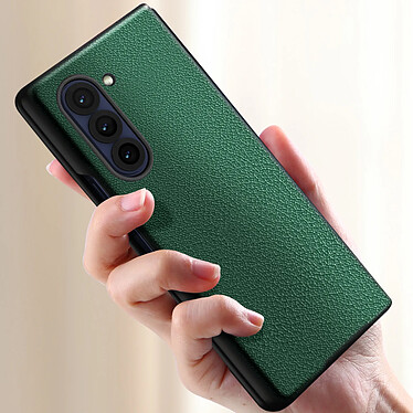 Avis Avizar Coque pour Samsung Galaxy Z Fold 6 Deisgn Pliable Texture Grainée Vert Foncé