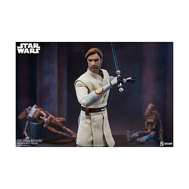 Star Wars The Clone Wars - Figurine 1/6 Obi-Wan Kenobi 30 cm pas cher