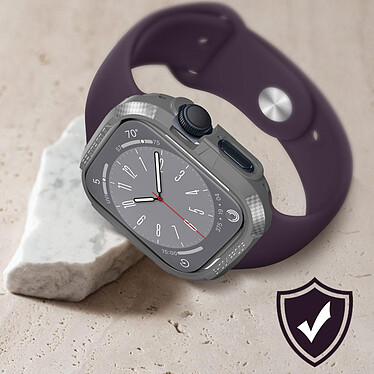 Avis Avizar Coque pour Apple Watch 8 7 41mm et 6 5 4 2 40mm et 3 2 1 38mm Fibre de Carbone  gris