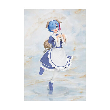 Re:Zero Starting Life in Another World - Statuette Rem Memory Snow Puppy Ver. Renewal Edition pas cher