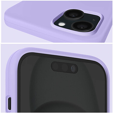 Acheter Moxie Coque pour iPhone 15 Plus Semi-rigide Intérieur Microfibre Lavande