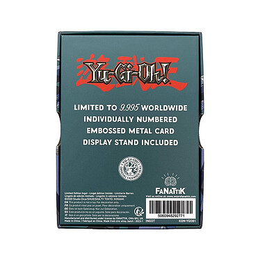 Avis Yu-Gi-Oh - ! - Lingot Silent Swordsman Limited Edition