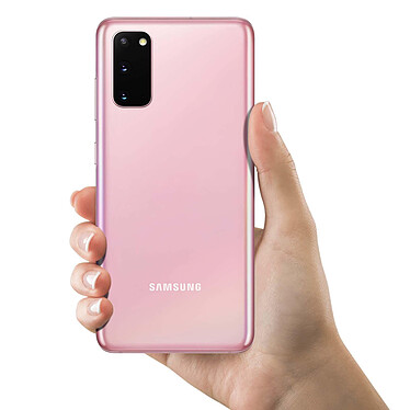Clappio Cache Batterie pour Samsung Galaxy S20 Façade Arrière de Remplacement Rose pas cher