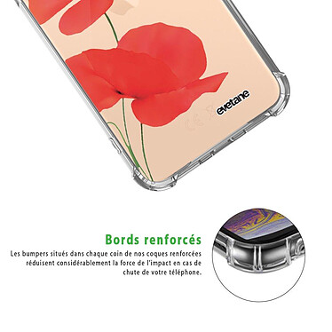 Acheter Evetane Coque iPhone 11 Pro Max anti-choc souple angles renforcés transparente Motif Coquelicot