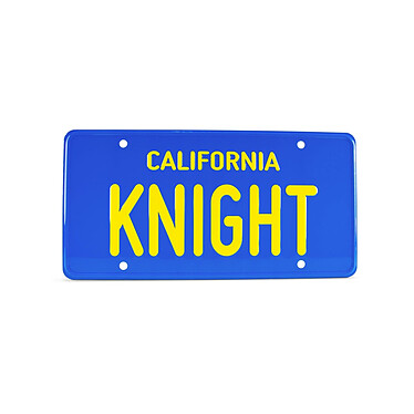 K 2000 Knight Rider - Plaque d'immatriculation pas cher