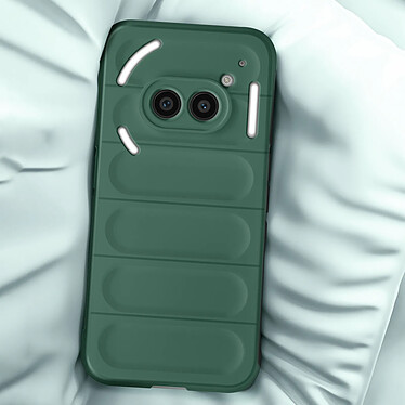 Avis Avizar Coque pour Nothing Phone 2a Antichoc Silicone Motif texturé 3D Vert Foncé