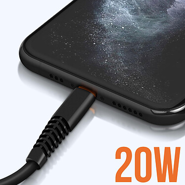 Avis LinQ Câble USB vers Lightning Charge 20W 3m pour iPhone iPad Noir