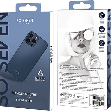 Avis So Seven Coque pour iPhone 13 Pro SMOOTHIE RECYCLE Bleu