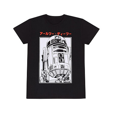 Star Wars - T-Shirt R2D2 Katakana - Taille XL