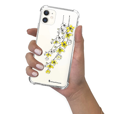 LaCoqueFrançaise Coque iPhone 11 Silicone antichocs Solides coins renforcés  transparente Motif Fleurs Cerisiers pas cher